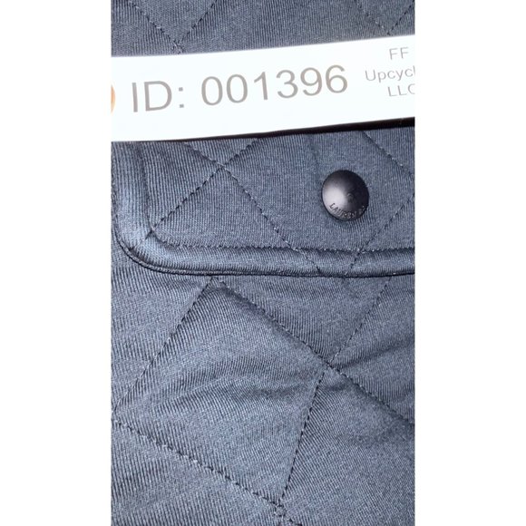 Ralph Lauren Women's Sz.Large Quilted Navy Parka Jacket hooded Mid length - Picture 8 of 11